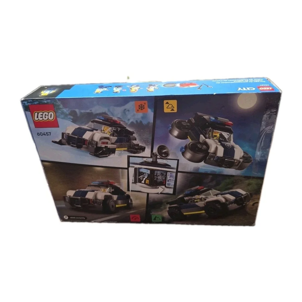 LEGO 60457 City Custom Police Car Garage Building Toy 489 Piece Open Box/ Bags